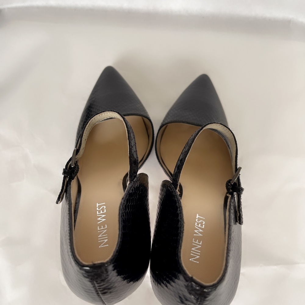 Nine West Jennelle Black high heel Shoes in size us 6M - Picture 5 of 10